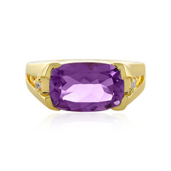 Anello in argento con Ametista Uruguay