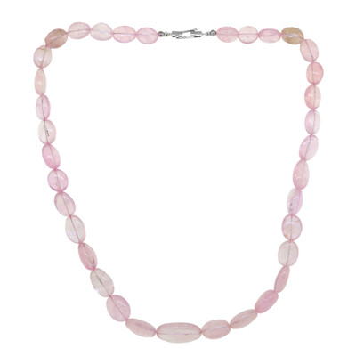 Collana in argento con Morganite