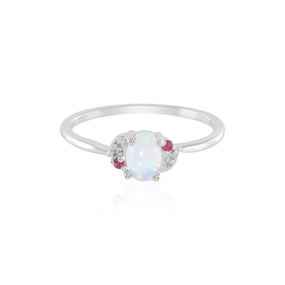 Anello in argento con Opale di Welo
