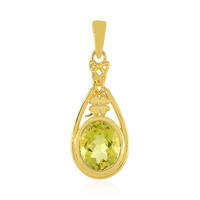 Ciondolo in argento con Quarzo Limone