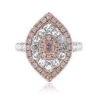Anello in oro con Diamante Rosa I1 (CIRARI)