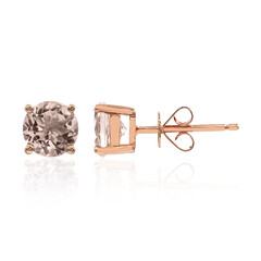 Orecchini in oro con Morganite AAA