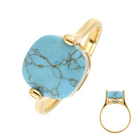 Anello in argento con Turchese