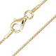 Catenina veneziana in argento 925 placcato oro giallo - 45 cm - 2,1 g