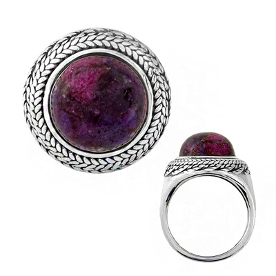 Anello in argento con Turchese Kingman Mohave Porpora
