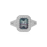 Anello in argento con Fluorite Bicolore