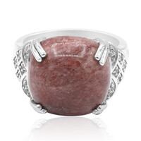 Anello in argento con Thulite