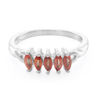 Anello in argento con Rubino Tramonto