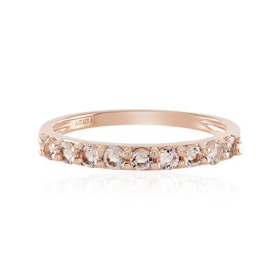 Anello in argento con Morganite