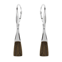 Orecchini in argento con Quercia Nera