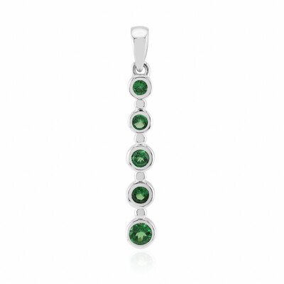 Ciondolo in argento con Tsavorite del Kenya (Pallanova)