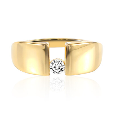 Anello in oro con Diamante VVS2 (F) (adamantes [!])