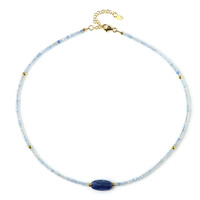 Collana in argento con Cianite del Nepal