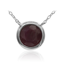 Collana in argento con Rubino