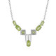 Collana in argento con Peridoto