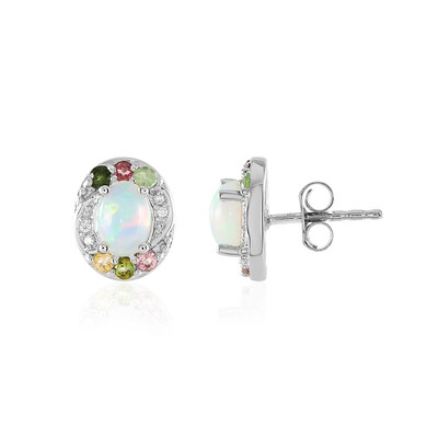 Orecchini in argento con Opale di Welo