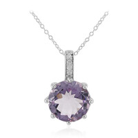 Collana in argento con Ametista Boliviana