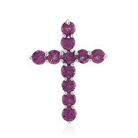Ciondolo in argento con Rodolite