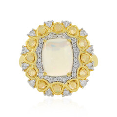 Anello in argento con Opale di Welo