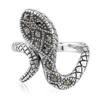 Anello in argento con Marcassite (Annette classic)