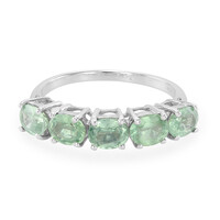 Anello in argento con Cianite Menta
