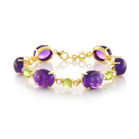 Bracciale in argento con Ametista