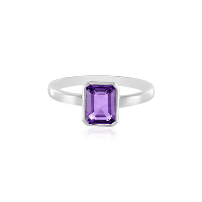 Anello in argento con Ametista Siberiana