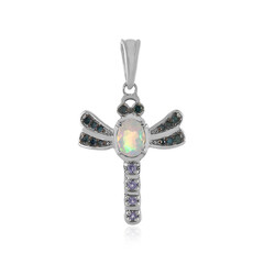 Ciondolo in argento con Opale di Welo