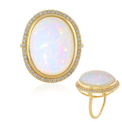 Anello in oro con Opale di Welo