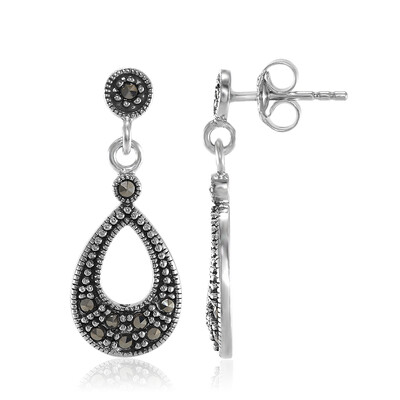 Orecchini in argento con Marcassite