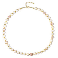 Collana in argento con Perla d'Acqua Dolce Bianca