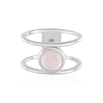 Anello in argento con Quarzo Rosa