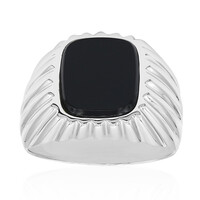 Anello in oro con Onice Nero