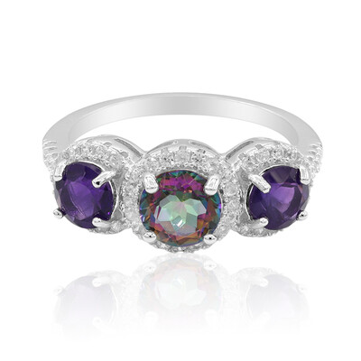 Anello in argento con Quarzo Mistico