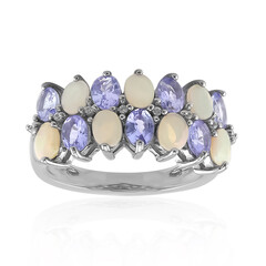 Anello in argento con Opale di Welo