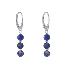 Orecchini in argento con Sodalite