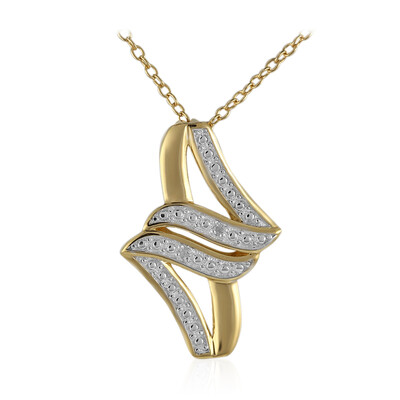 Collana in argento con Diamante I3 (I)