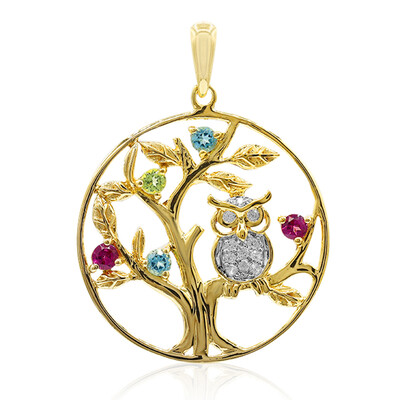 Ciondolo in argento con Peridoto