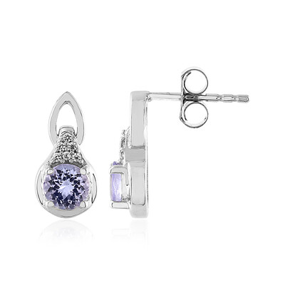 Orecchini in argento con Tanzanite (non riscaldata)