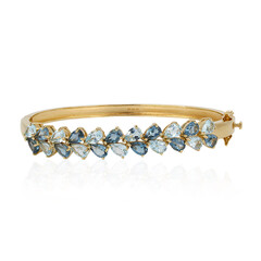 Bracciale in argento con Topazio Blu Cielo