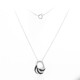 Collana in argento con Onice Nero