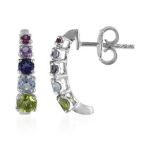 Orecchini in argento con Peridoto