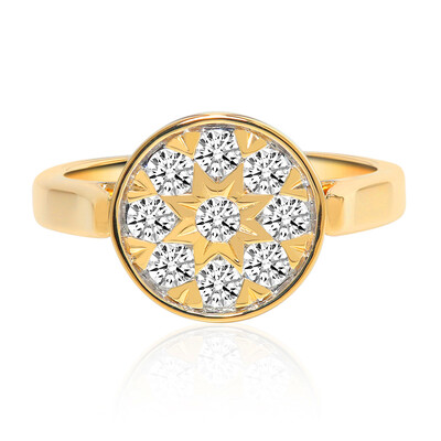 Anello in oro con Diamante IF (D) (Annette)