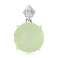Ciondolo in argento con Prehnite