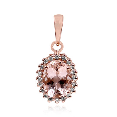 Ciondolo in oro con Morganite