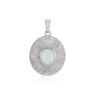 Ciondolo in argento con Calcedonio Acqua