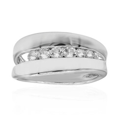 Anello in argento con Topazio Bianco (TPC)