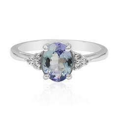 Anello in argento con Tanzanite (non riscaldata)