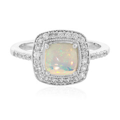 Anello in argento con Opale di Welo