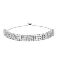 Bracciale in argento con Topazio Bianco (Adela Silber)